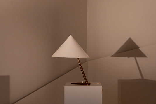 WHITE EKI LAMP. By: Rupert Nikoll