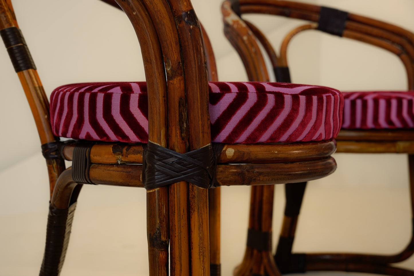 BAMBOO CHAIR. By Roche Bobois, 1980s