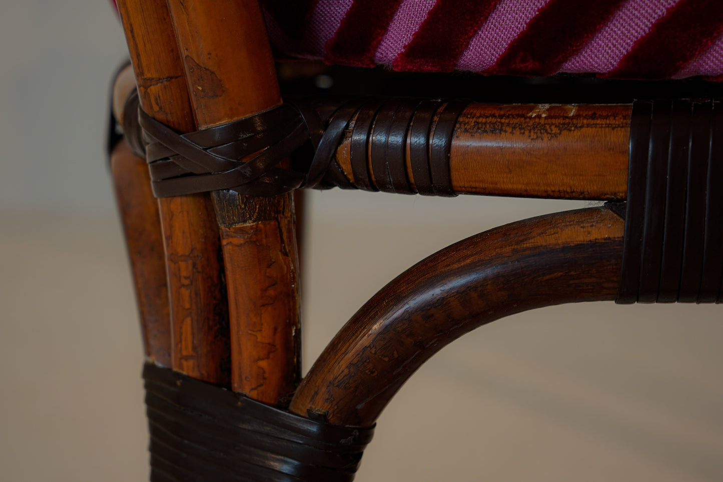 BAMBOO CHAIR. By Roche Bobois, 1980s