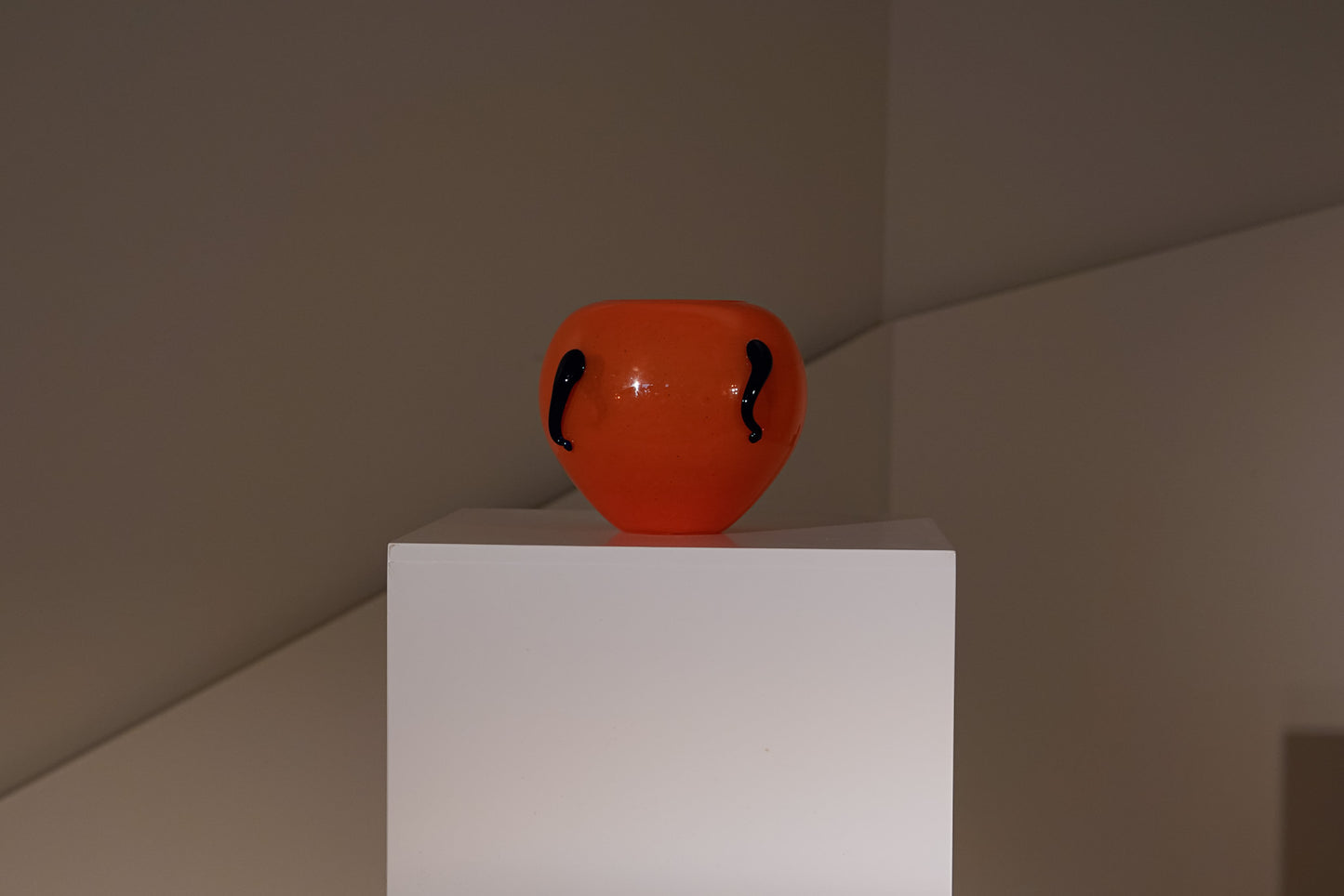 CANICE. Jarrón de vidrio soplado, Murano 1960