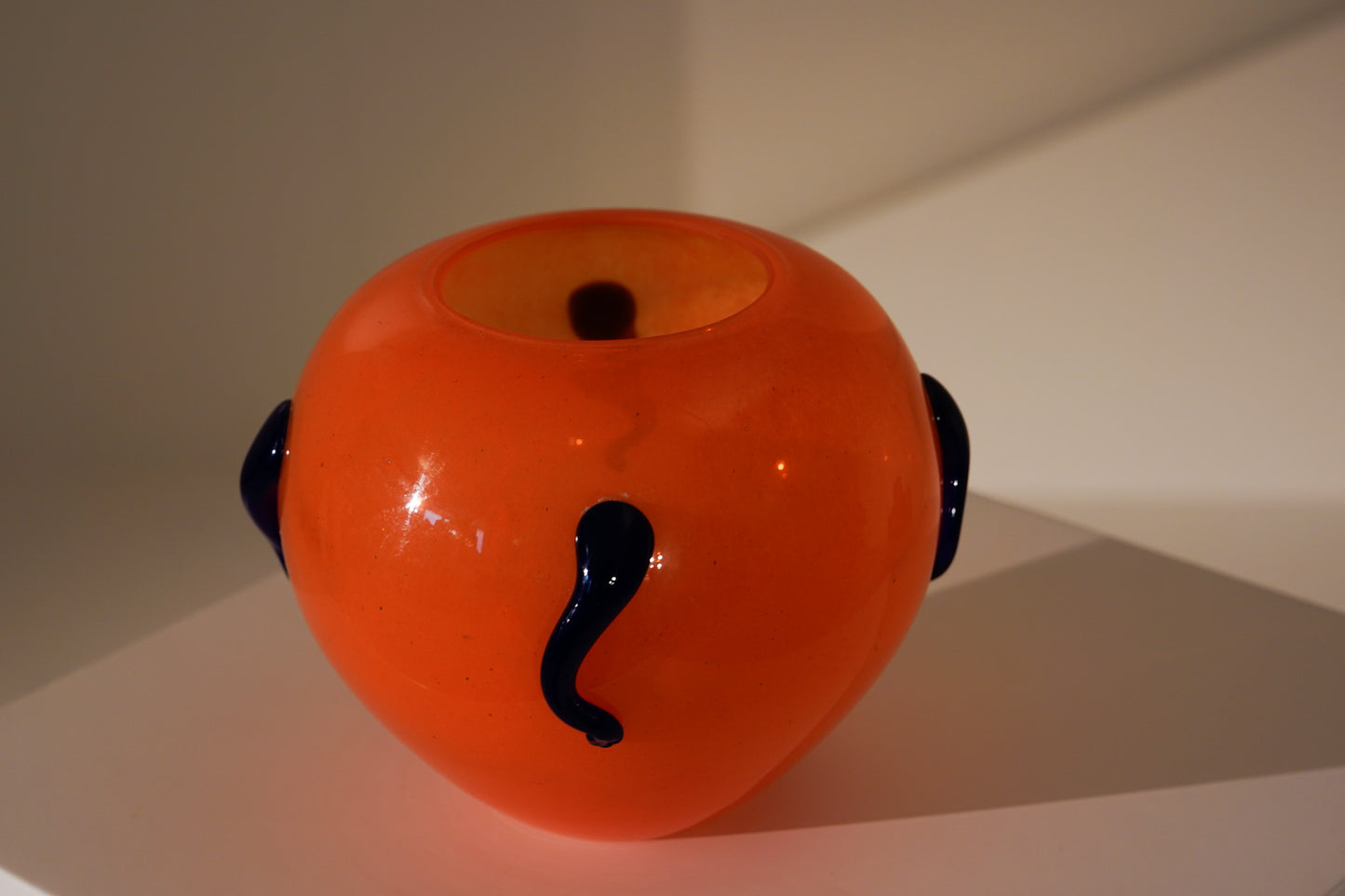 CANICE. Jarrón de vidrio soplado, Murano 1960