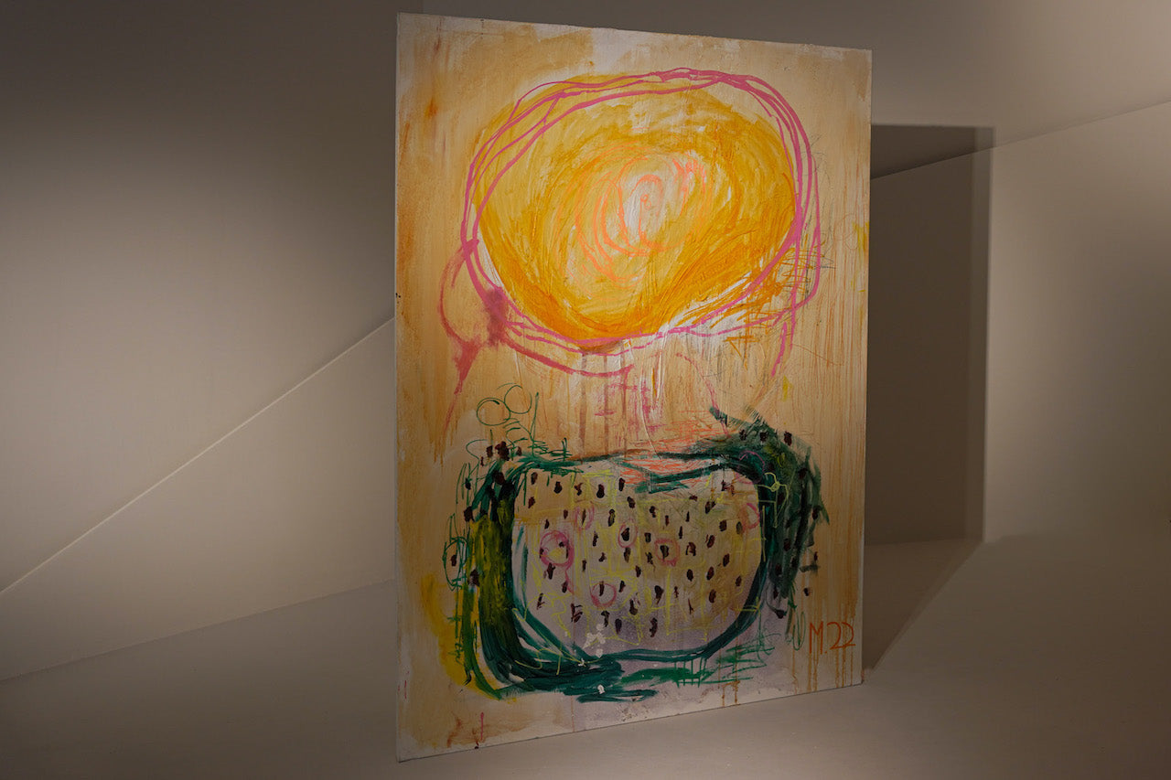 COEUR DU SOLEIL. Lienzo XL by Antonio Madre, 2024