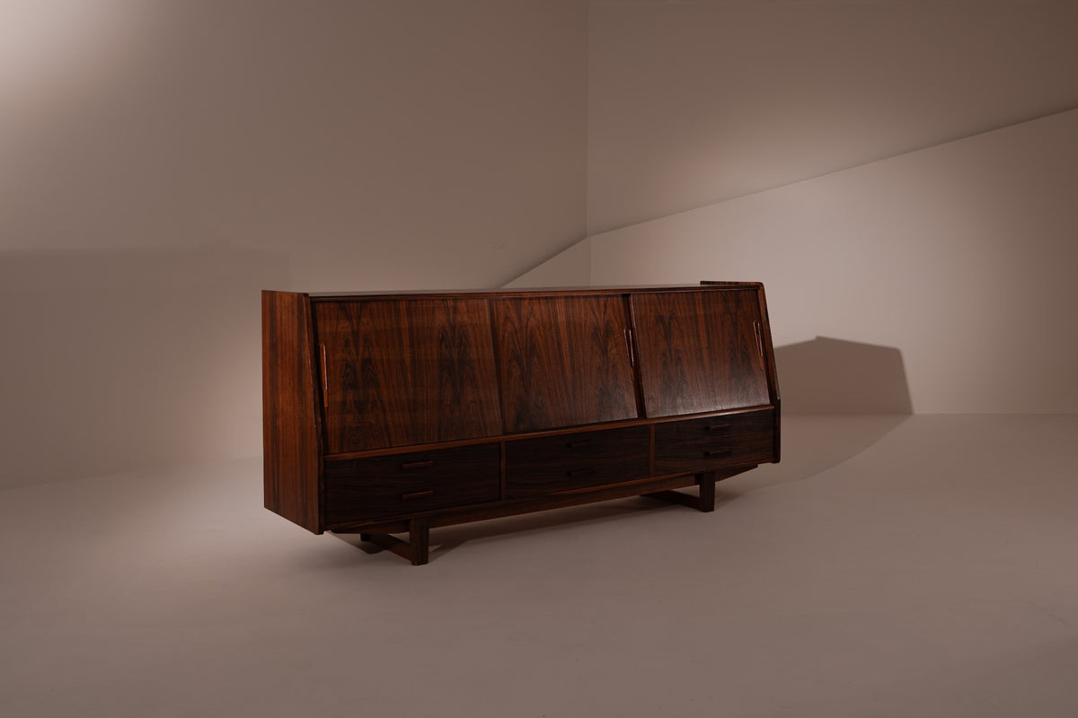 SIERRA LIGNA. Aparador danés de palisandro, 1970