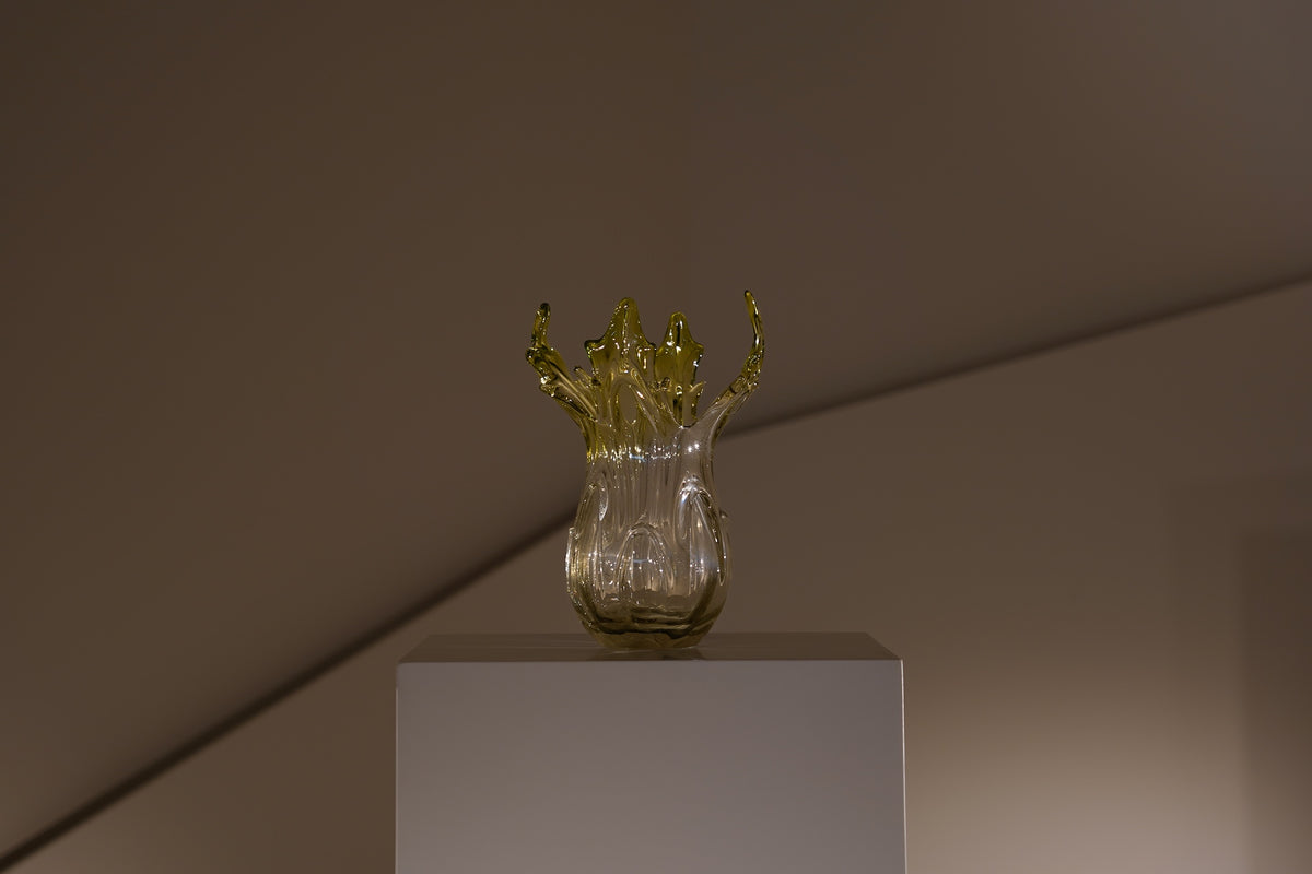 Ápice. Jarrón de cristal de Murano