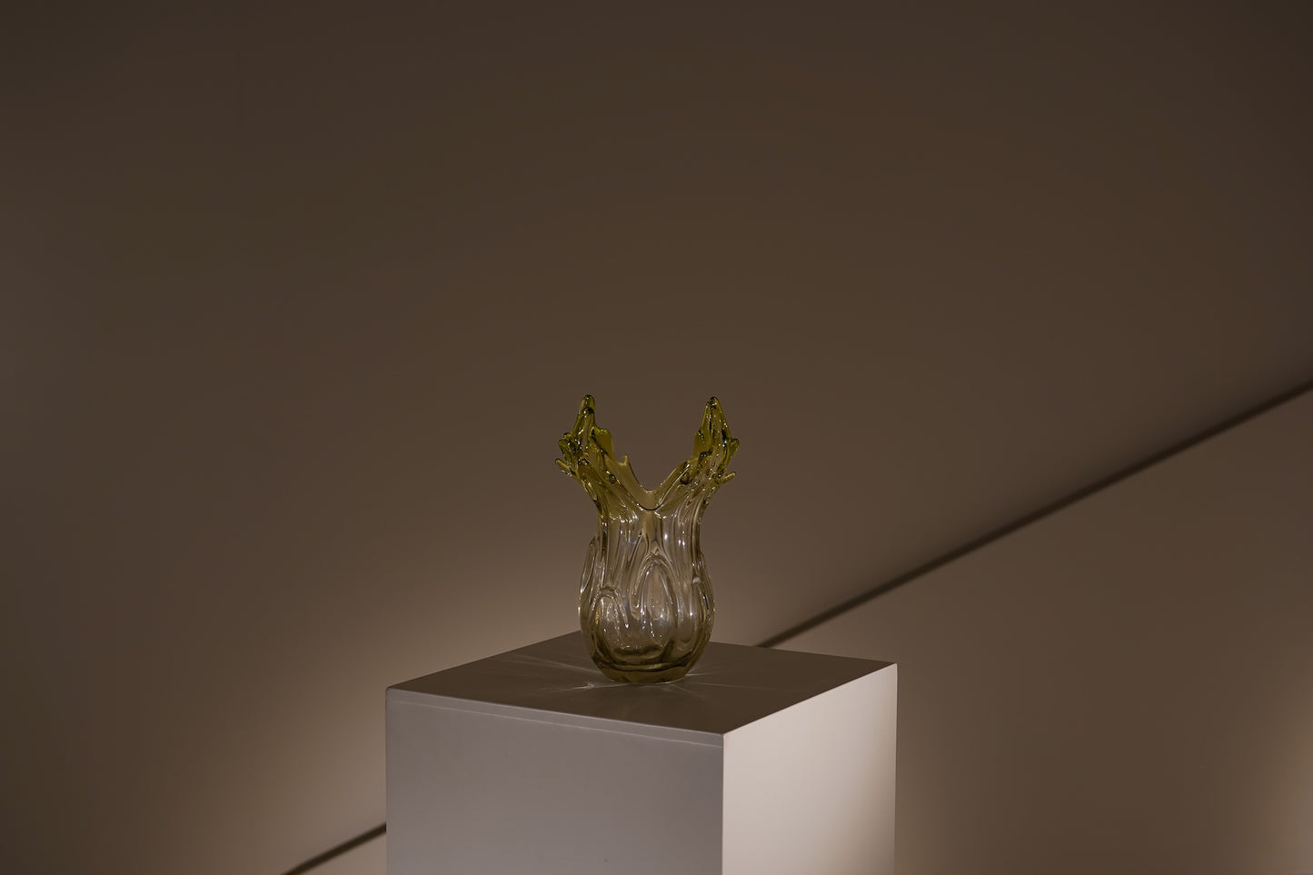 Ápice. Jarrón de cristal de Murano